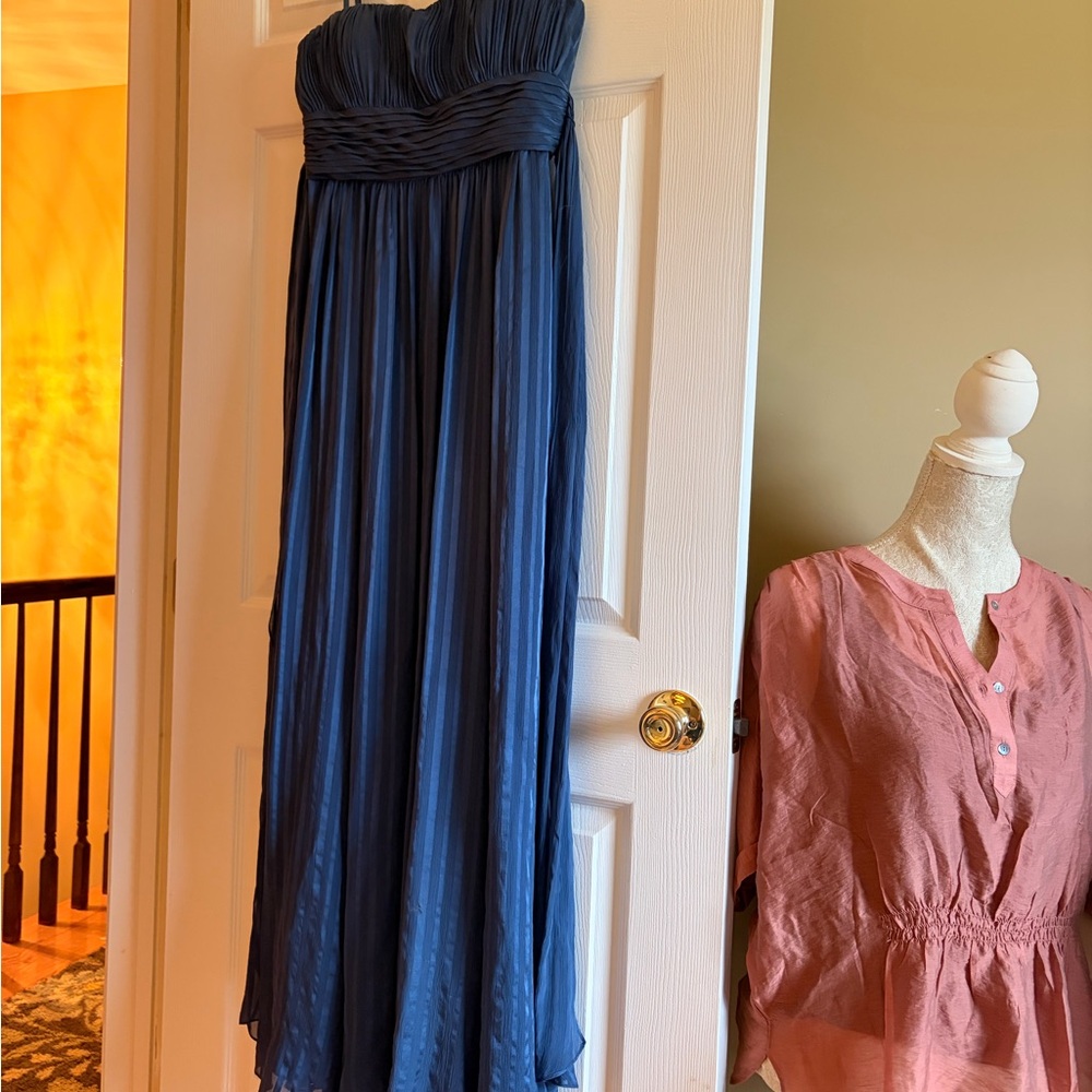BCBG Max Azria Blue Evening Gown